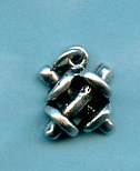 Square Boss Stitch Charm