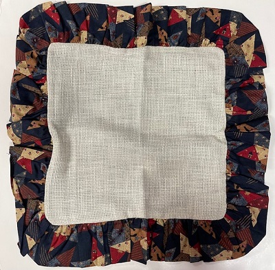 Square Patchwork 10ct Beige
