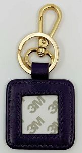 Square Purple Key Fob