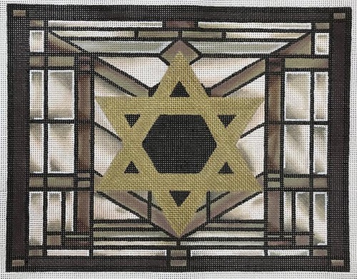 Stained Glass Star of David