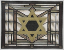Stained Glass Star of David