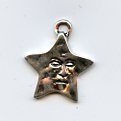 Star with Face Charm