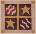 Stars and Striped Ornaments
