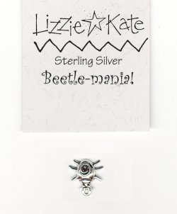 Sterling Silver Beetle Charm