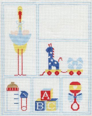 Stork Baby Announcement