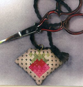 Strawberry Scissors' Fob