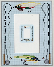 Streamer Fly Picutre Frame-Vert.
