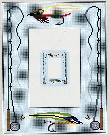 Streamer Fly Picutre Frame-Vert.