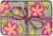 Striped Ribbon Floral Purse