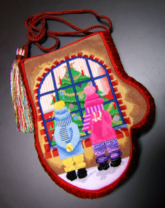 Christmas Mitten Purse