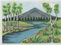 Summer Mountain Scene