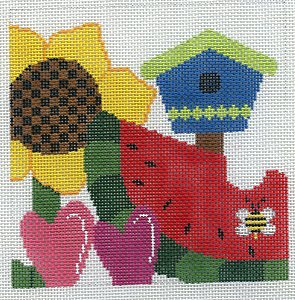 Summer Square - Watermelon / Sunflower
