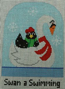 Swan a Swimming