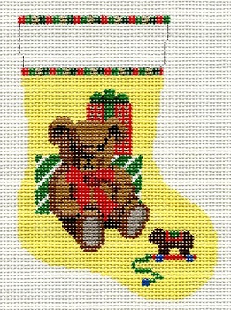Teddy Bear Mini Sock