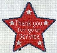 Thank You For Your Service Red