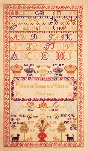 The Alison Bathgate Watson 1856 Sampler