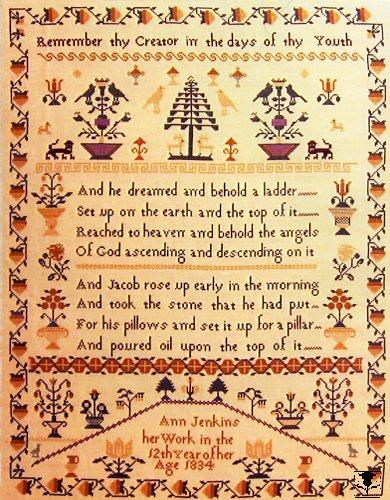 The Ann Jenkins 1634 Welsh Sampler