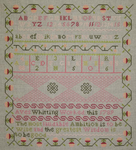 The Aves Whitting 1789 Sampler