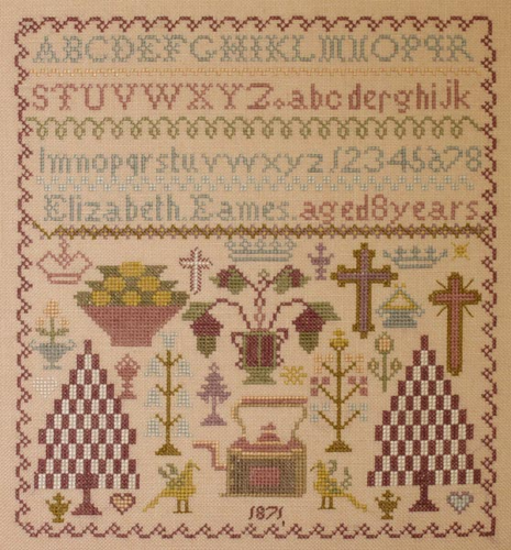 The Elizabeth Eames 1871 Sampler
