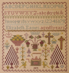 The Elizabeth Eames 1871 Sampler