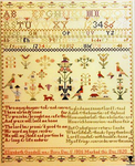 The Elizabeth Goodall 1820 Sampler