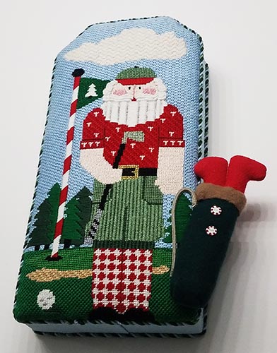 Golfing Santa