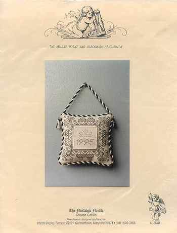 The Hollie Point And Blackwork Pincushion