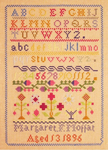 The Margaret Moffat 1896 Sampler