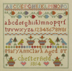 The Mary Ann Clark Sampler 1814