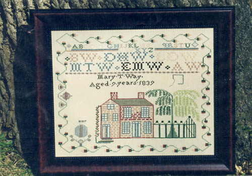 The Mary T. Way 1839 Sampler