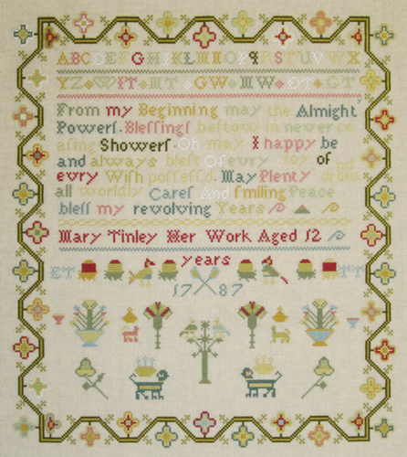 The Mary Tinley Sampler 1787