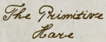 The Primitive Hare