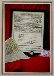 The Sarah Tomlinson Sampler, 1835
