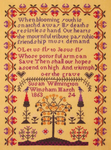 The Susan Wilmington 1863 Sampler