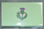 Thistle On Green Bead and Needle Case