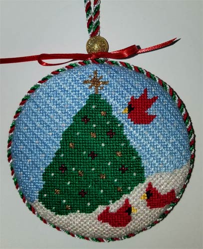 Three Cardinals Ornament