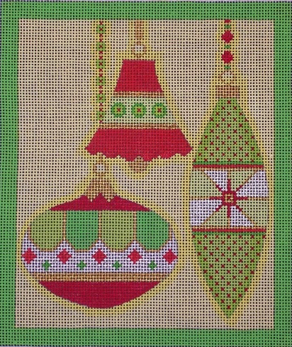 Three Christmas Ornaments
