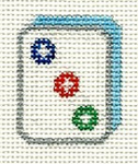 Three Dots Mahjong Tile