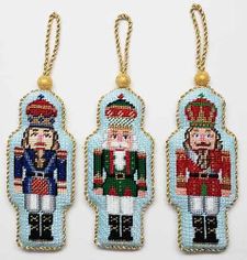 Three Nutcracker Ornaments