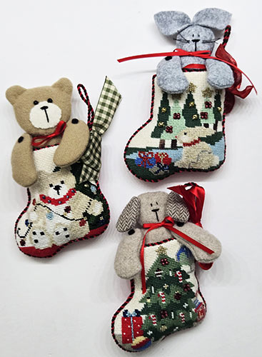 Three Socks w/critters