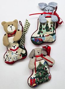 Three Socks w/critters
