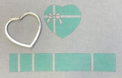 Tiffany Style Heart Box