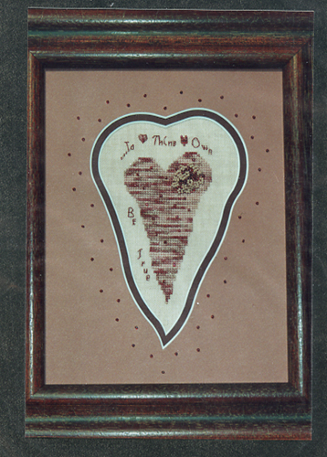 To Thine Own Heart Be True