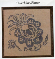Toile Blue Flower