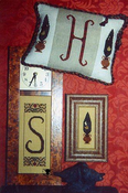Topiary II "Partridge & Monogram"