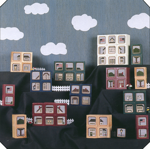 Town Square Alphabet Blocks