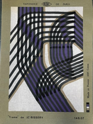 Trame - Black, White, Tan, and Purple