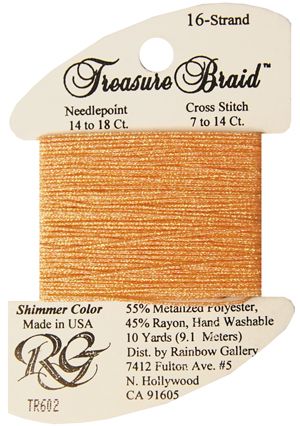 Treasure Braid #16, Shimmer Colors