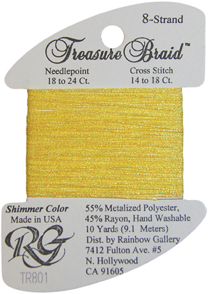 Treasure Braid #8, Shimmer Colors