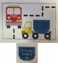 Trucks Toothfairy Pillow
